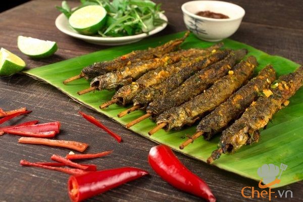 Cách làm cá kèo nướng muối ớt và nướng sa tế thơm ngon hút hồn
