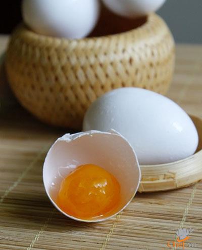 Cách chế biến trứng vịt muối