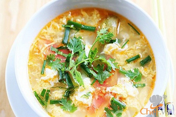 Bật mí cách nấu canh trứng cà chua với đậu phụ ngon không cưỡng