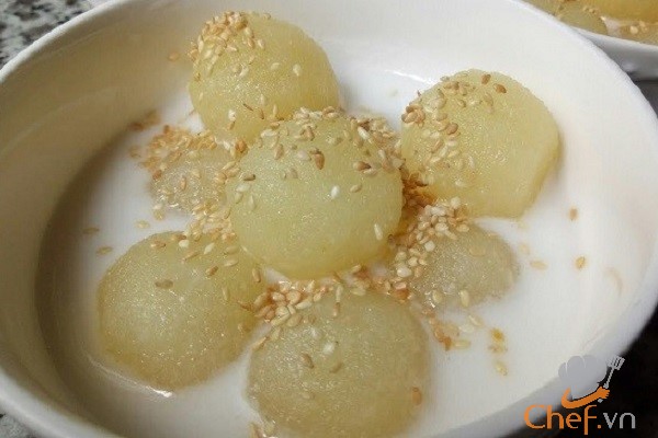 Dẻo bùi với cách nấu chè khoai mì mài và nước cốt dừa ngon