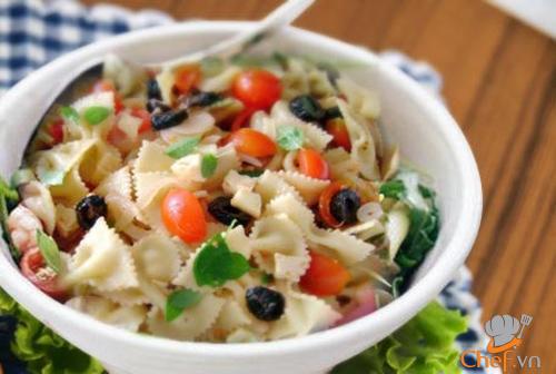 Salad mỳ Ý - ngon miệng mà không phải lo ngại tăng cân
