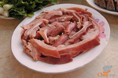 Cách làm sạch dạ dày (bao tử) lợn