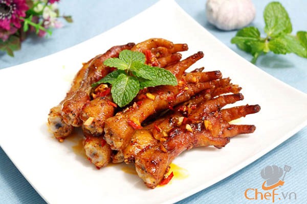 Cách làm món chân gà nướng muối ớt ăn không ngừng nghỉ
