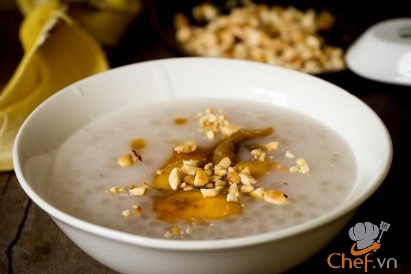 Cách nấu chè chuối chưng khoai lang nước cốt dừa ngon nhất