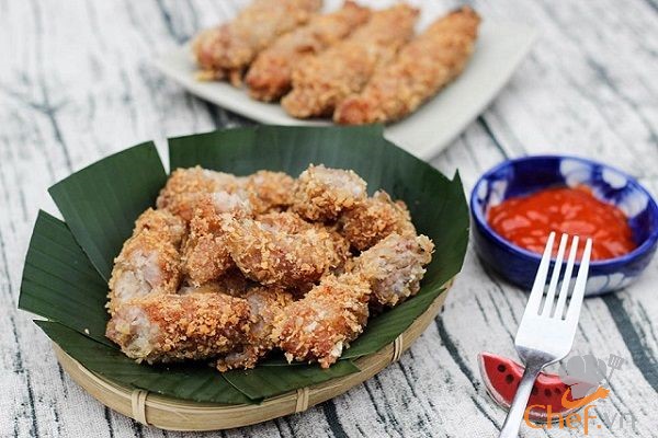 Cách làm nem chua rán tẩm bột chiên xù ngon lai rai cuối tuần
