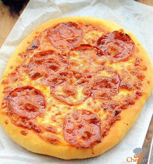 Pizza xúc xích làm nhanh mà ăn siêu ngon!